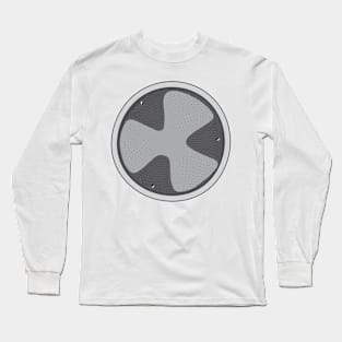 Diatom - Actinoptychus - Art Only Long Sleeve T-Shirt